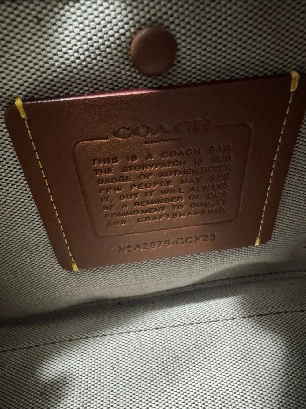 Coach Maple Rogue 31 Leather Satchel